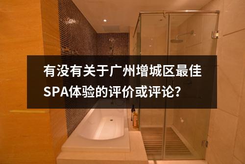 有没有关于广州增城区最佳SPA体验的评价或评论？