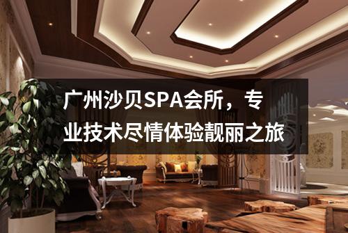 广州沙贝SPA会所，专业技术尽情体验靓丽之旅