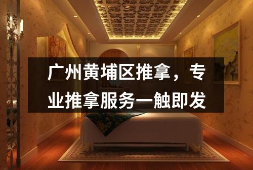 广州黄埔区推拿，专业推拿服务一触即发