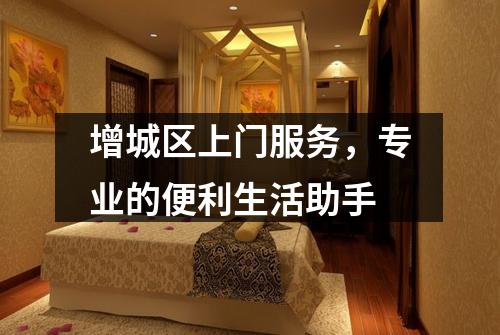增城区上门服务，专业的便利生活助手