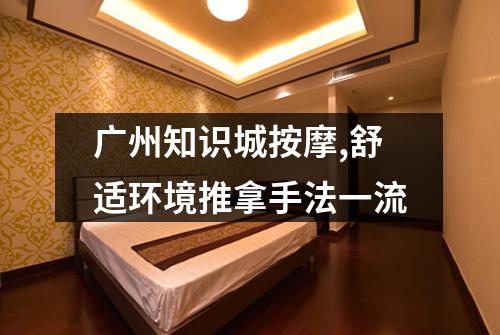 广州知识城按摩,舒适环境推拿手法一流