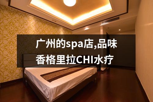 广州的spa店,品味香格里拉CHI水疗