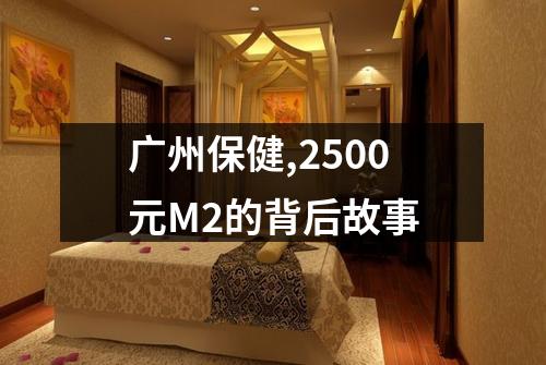 广州保健,2500元M2的背后故事