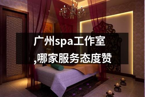 广州spa工作室,哪家服务态度赞