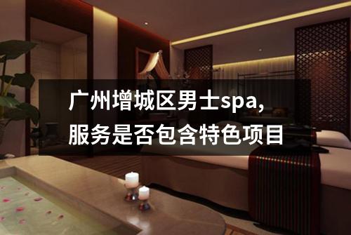 广州增城区男士spa,服务是否包含特色项目