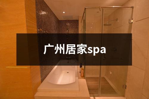 广州居家spa